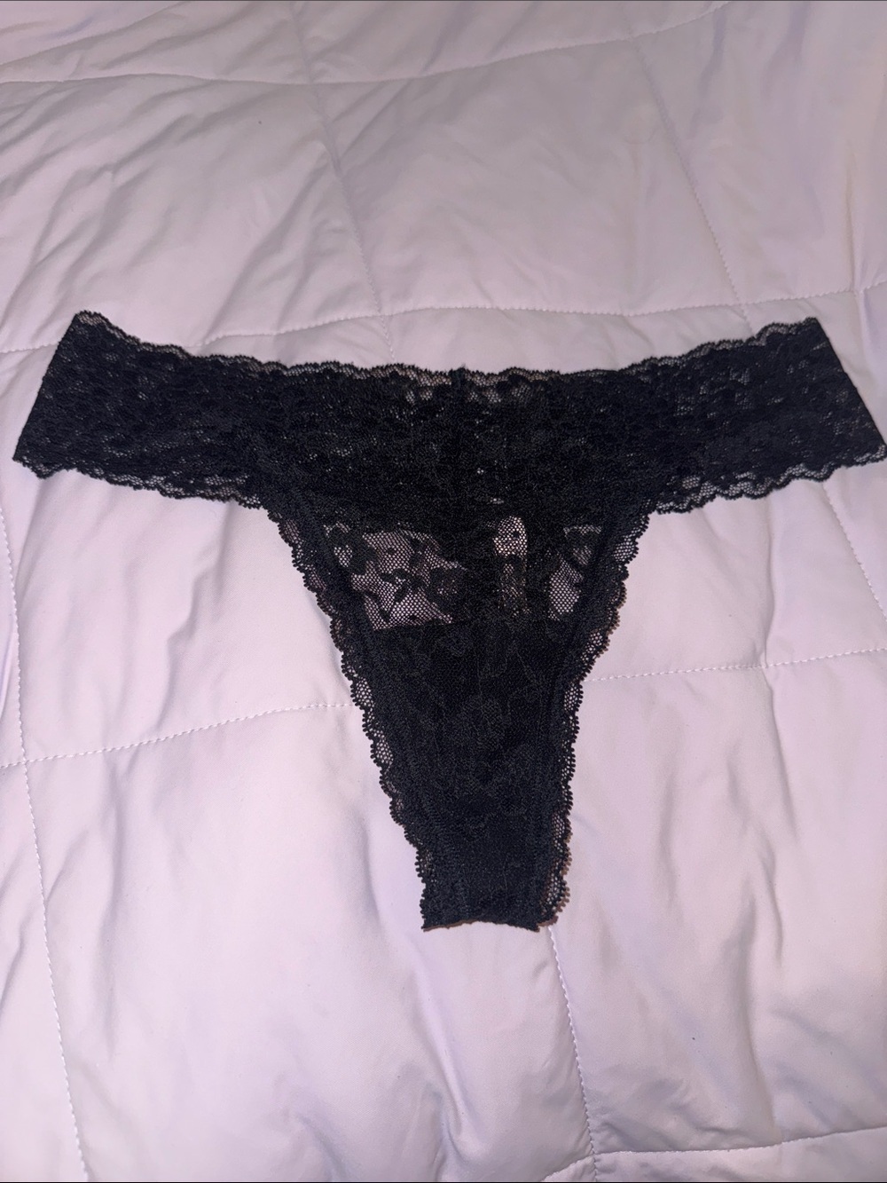 NWT Victoria’s Secret Black Lace Panty